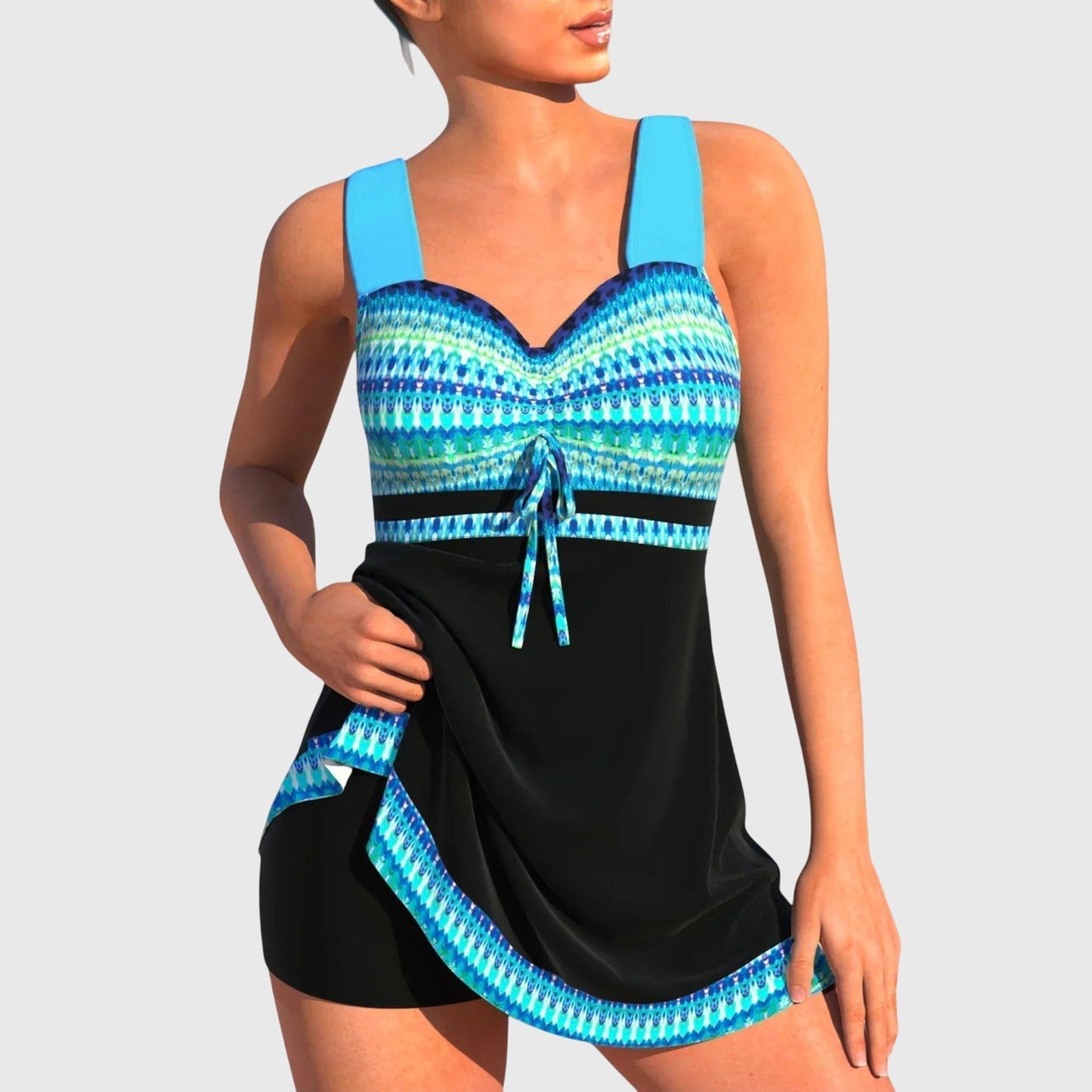 Colorful Beach Bikini Swimsuit Set - Nocini