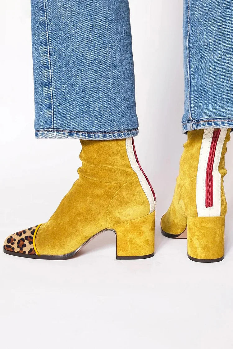 Ladies' Low Heel Ankle Boots with Athletic Style - Nocini