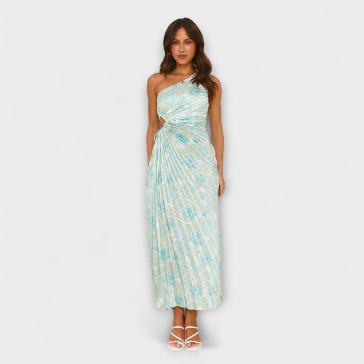 Elegant Cut Out Long Evening Dress for Women