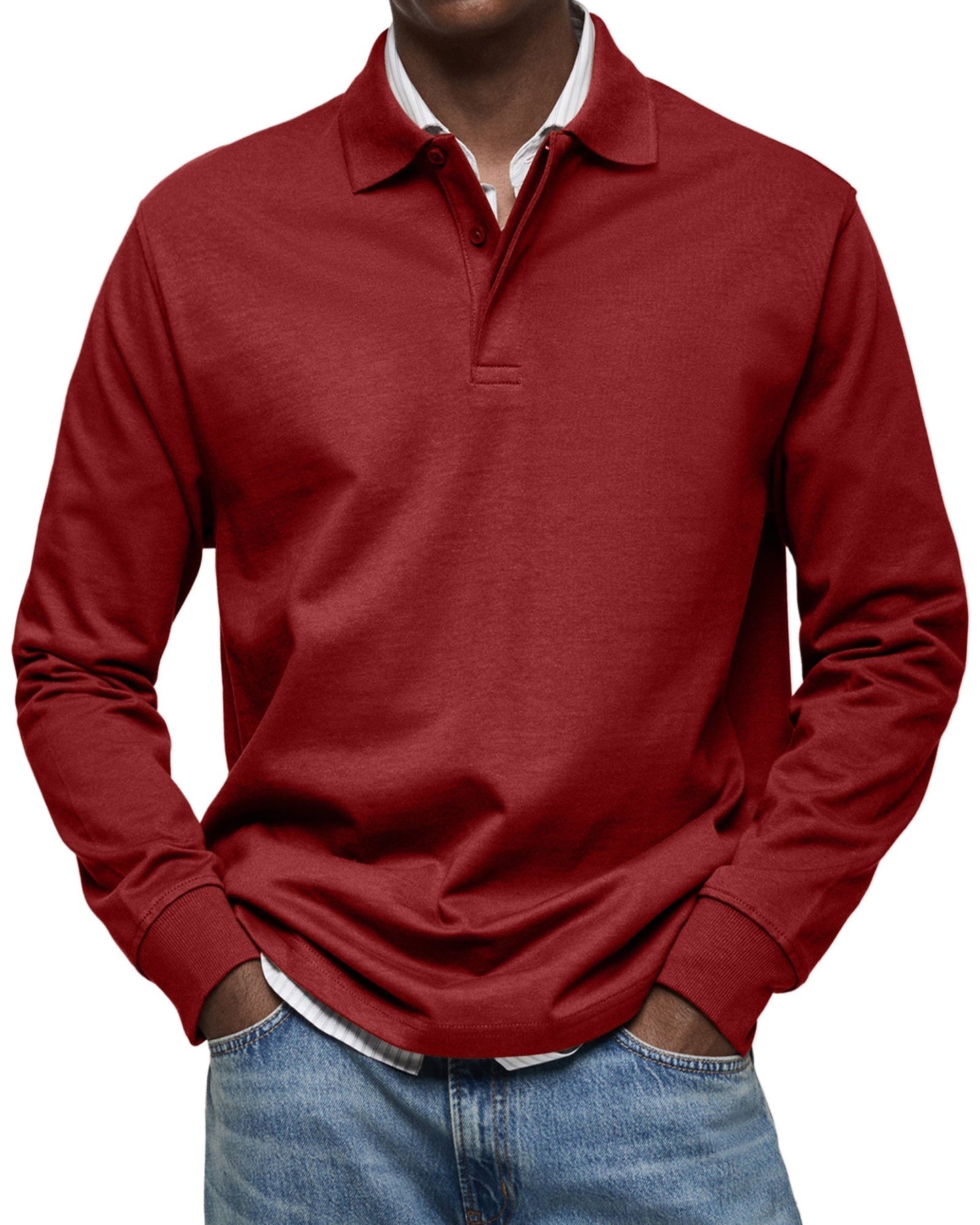 Classic Fit Men's Polo Shirt with Collar