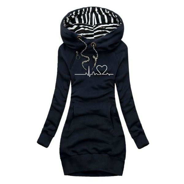 Elegant Women's Hooded Sweatshirt
