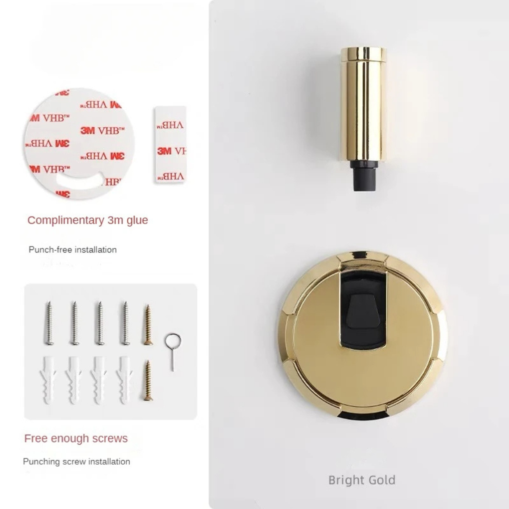 Easy Install Magnetic Door Stop Floor Holder