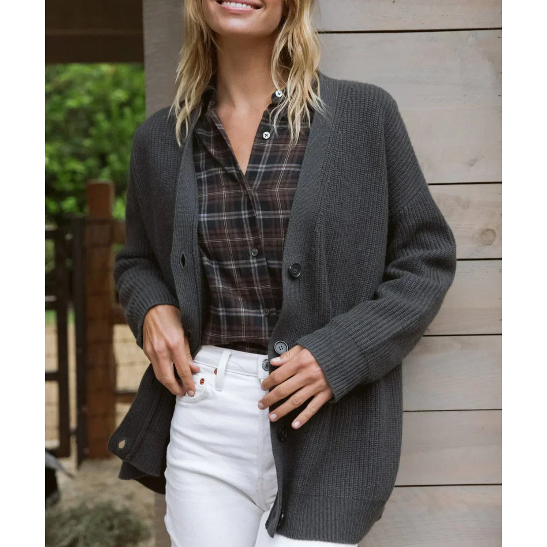 Soft Oversized Open Front Cardigan for Women