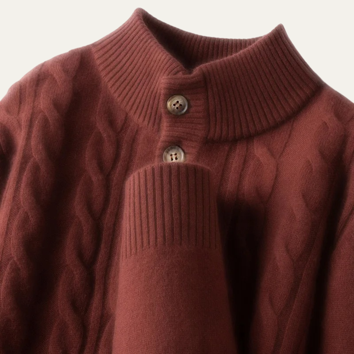 Warm Men's Crew Neck Cashmere Sweater