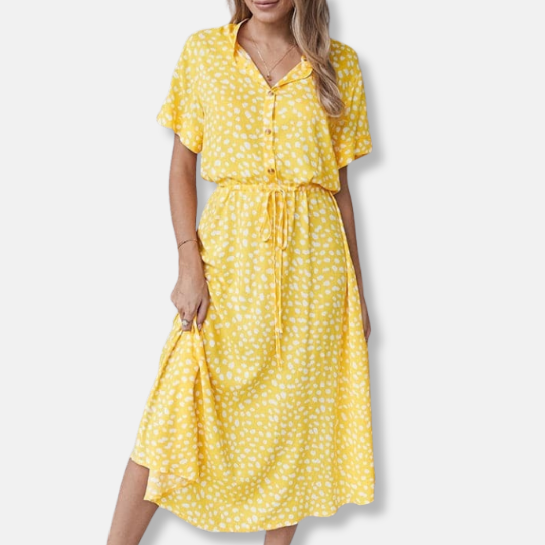 Chic Leopard Print Women's Dress