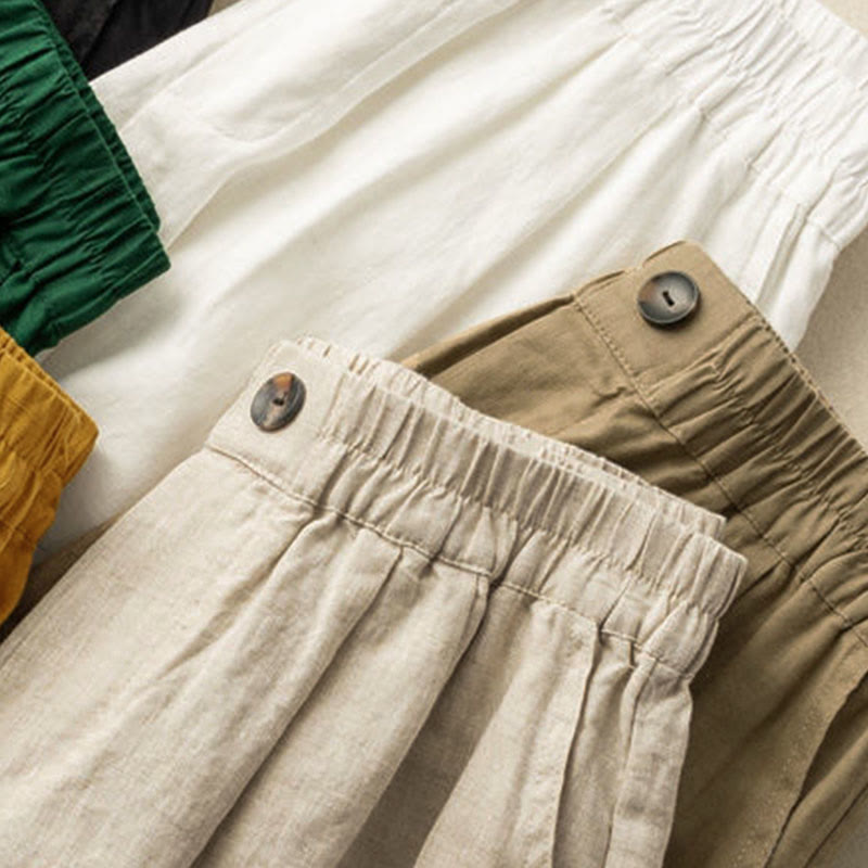 Comfortable Loose Fit Pleated Shorts for Women