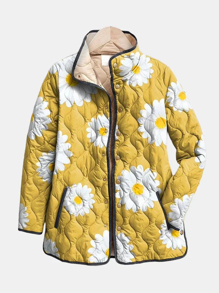 Pretty Floral Women's Jacket - Olytrend