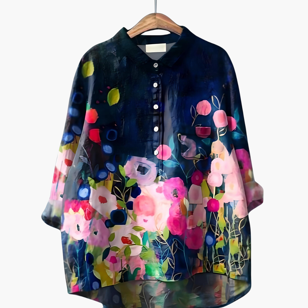 Women's Lightweight Floral Printed Summer Top