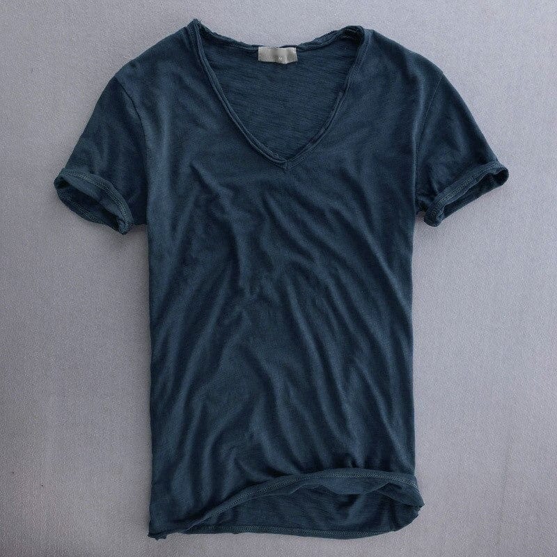 Men's Classic V-Neck Tee Shirt