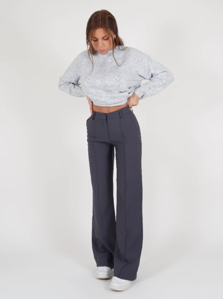 Ladies Comfort Fit Straight Leg Pants