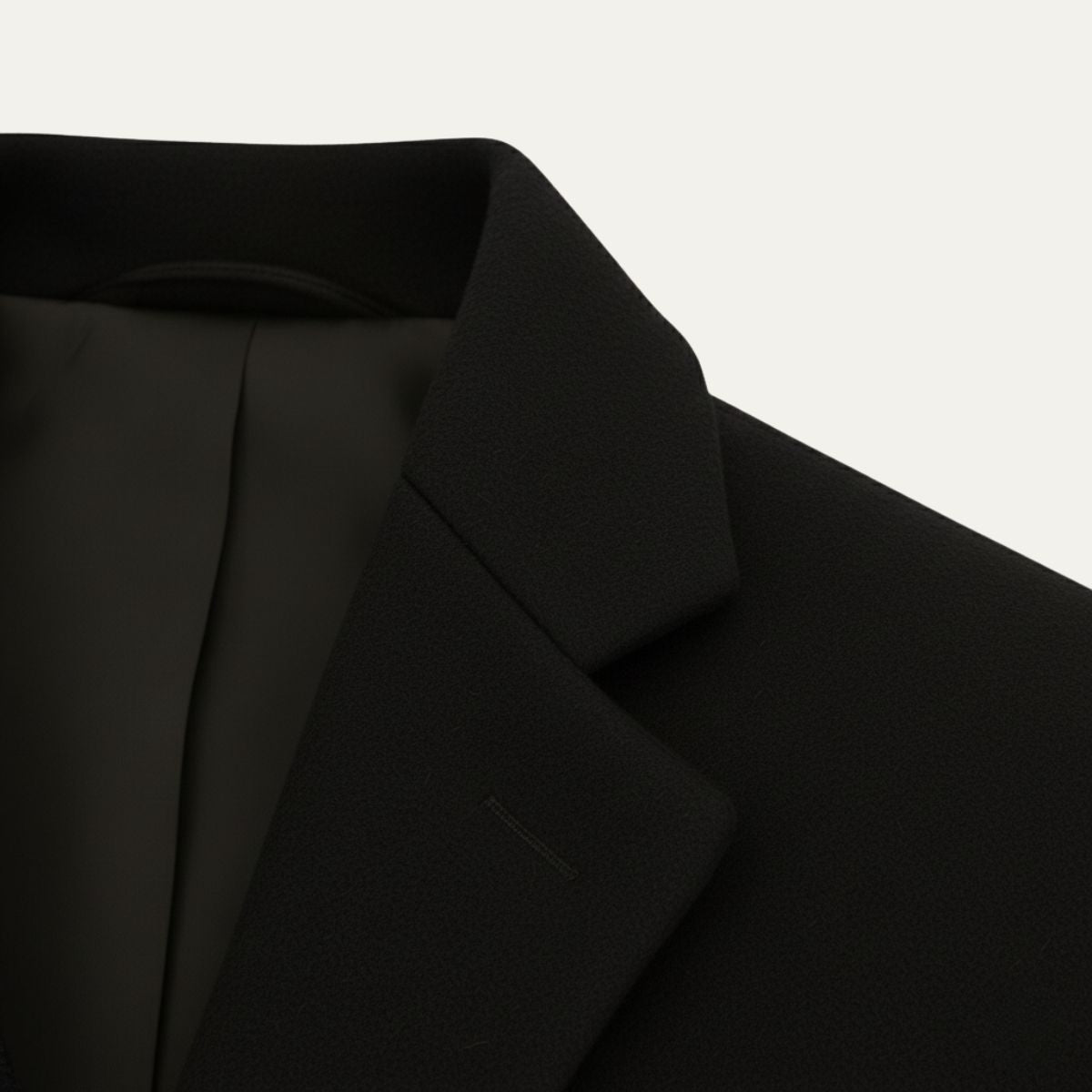 Stylish Men's Wool Blend Single Button Coat