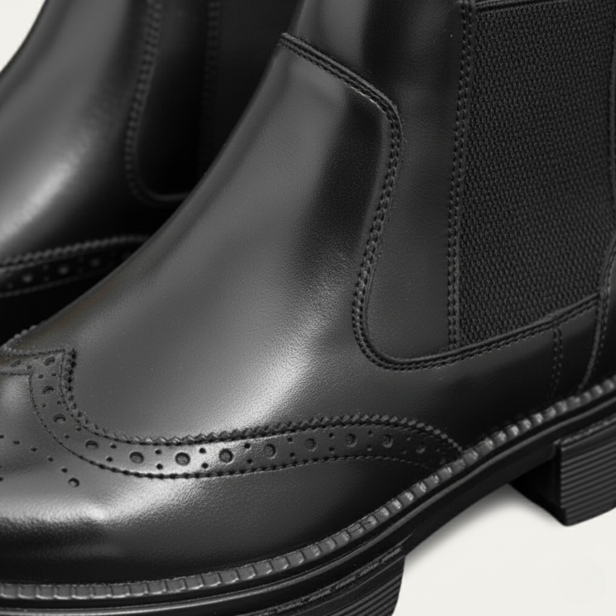 Classic Mens Leather Ankle Boots