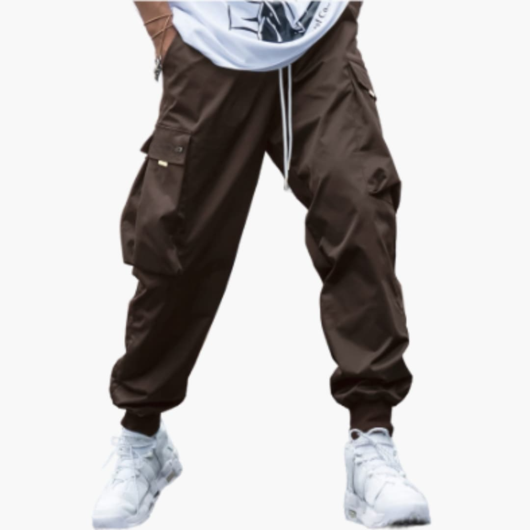Men's Comfortable Jogger Pants with Elastic Waistband