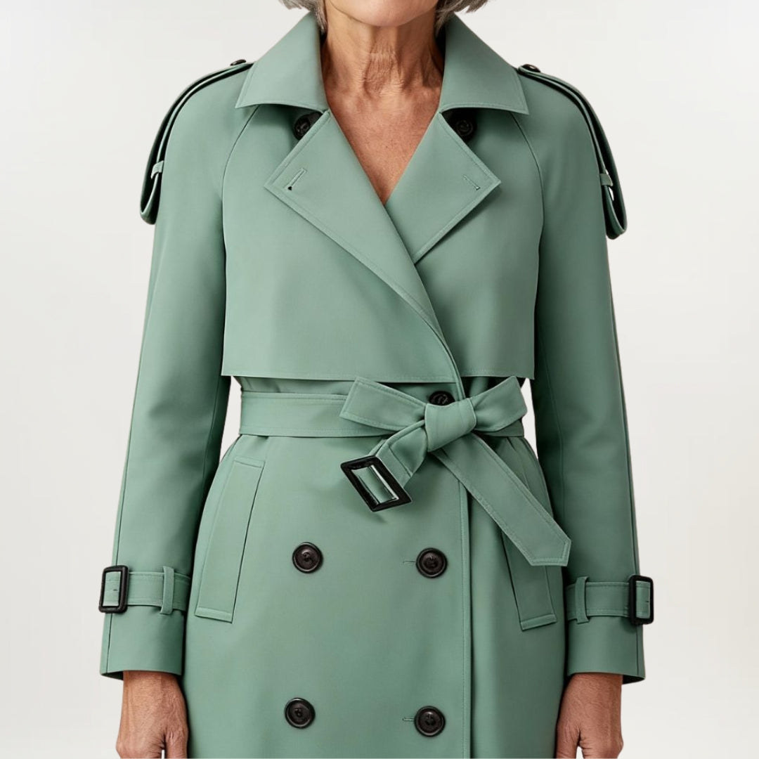 Classic Double Breasted Rain Coat