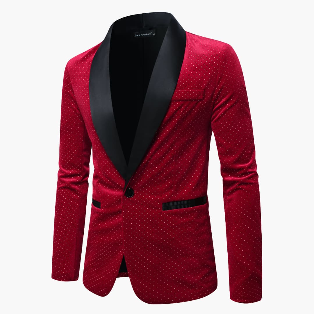 Classic Men's Tuxedo Suit with Peak Lapel