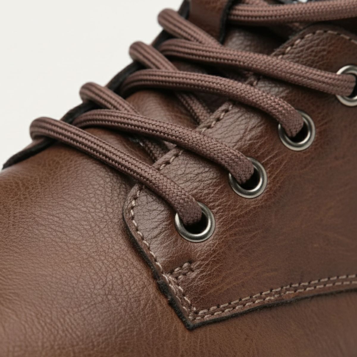 Waterproof Men's Leather Lace Up Winter Boots