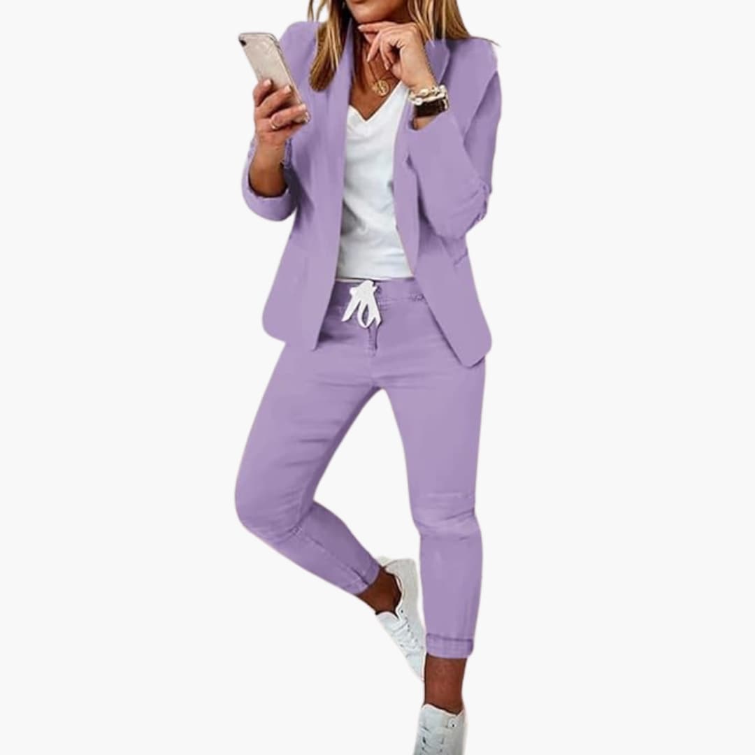 Comfortable Women's Tracksuit with Jacket and Pants