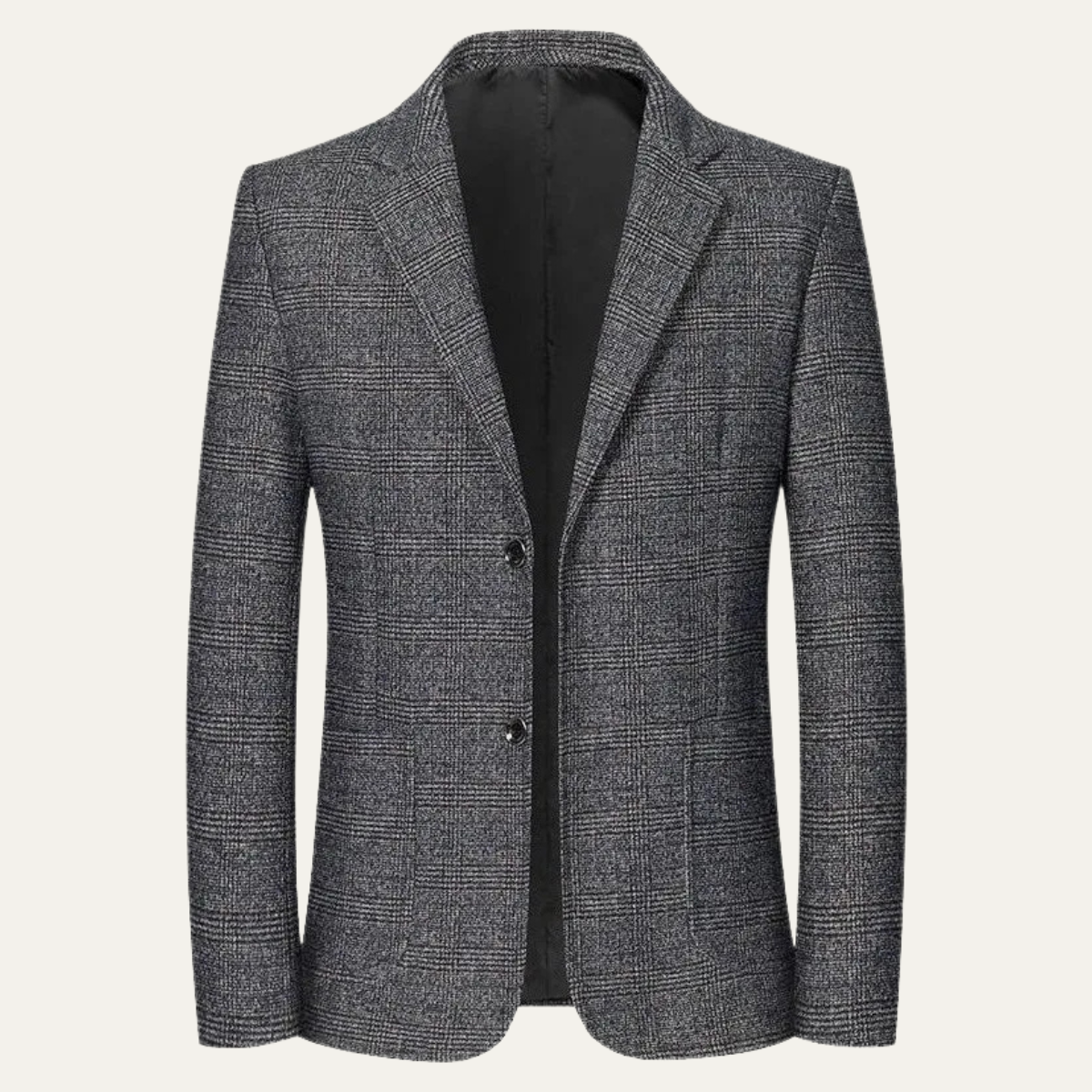 Traditional Plaid Check Mens Blazer Jacket