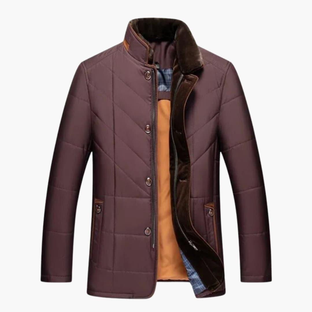 Insulated Quilted Coat for Men - Warm and Lightweight