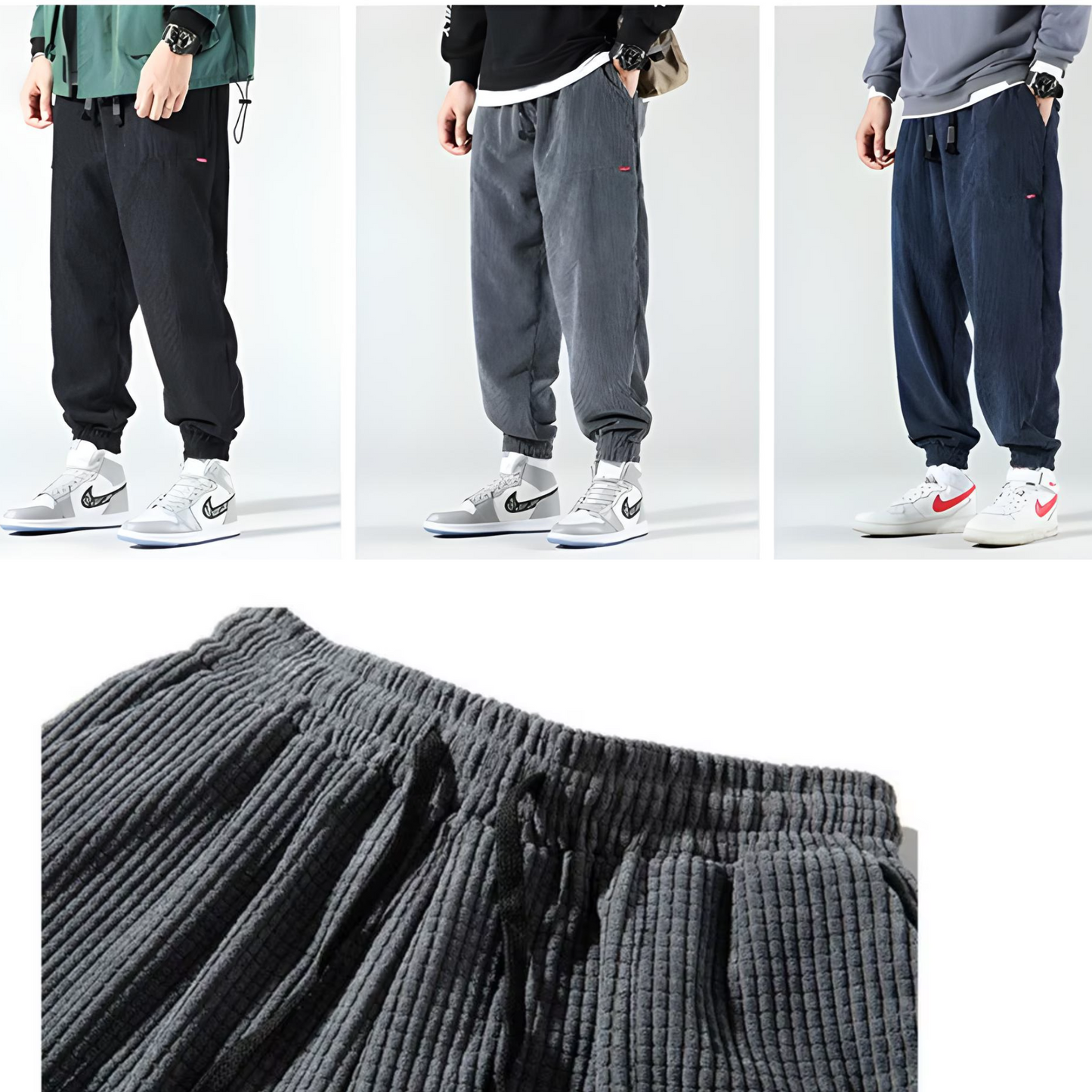 Rugged Corduroy Casual Pants