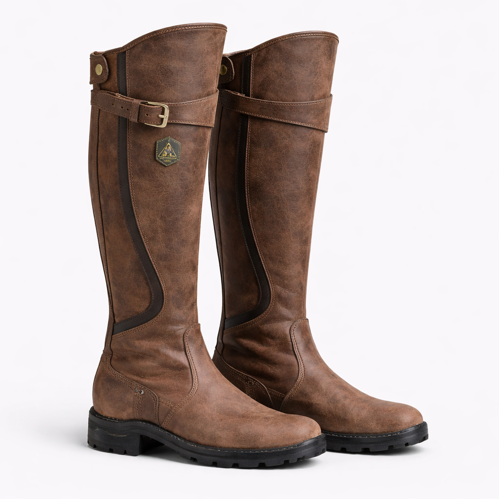 Riley | Ladies Riding Leather Ankle Boots - Nocini