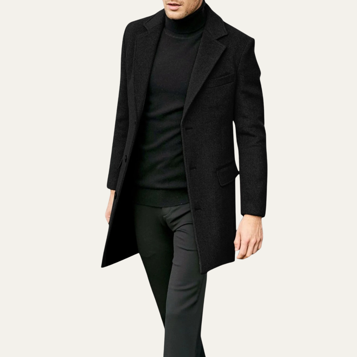 Warm Men's Long Parka Winter Jacket