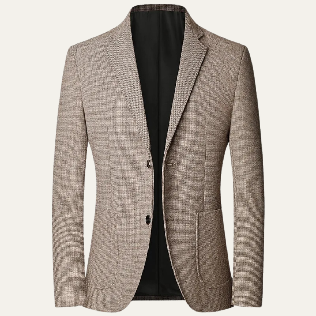 Stylish Men's Fitted Long Coat