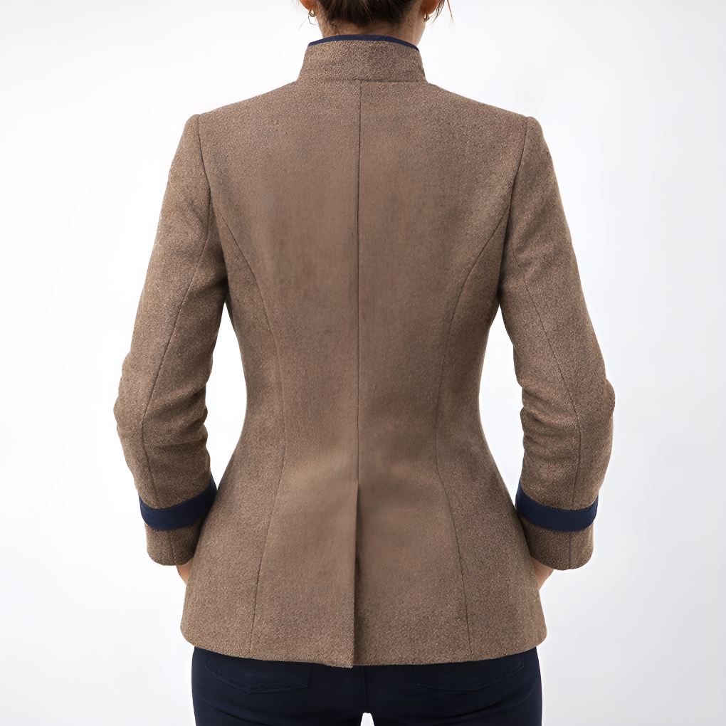 Classic Women's Coat in Solid Color