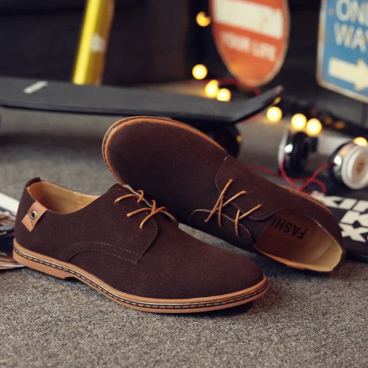 Luxury Suede Mens Formal Oxford Shoes