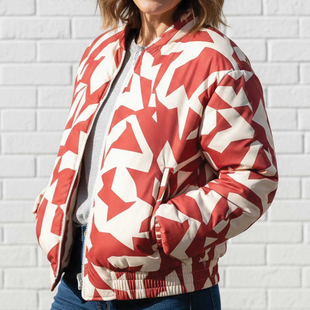 Fashionable Quilted Short Jacket
