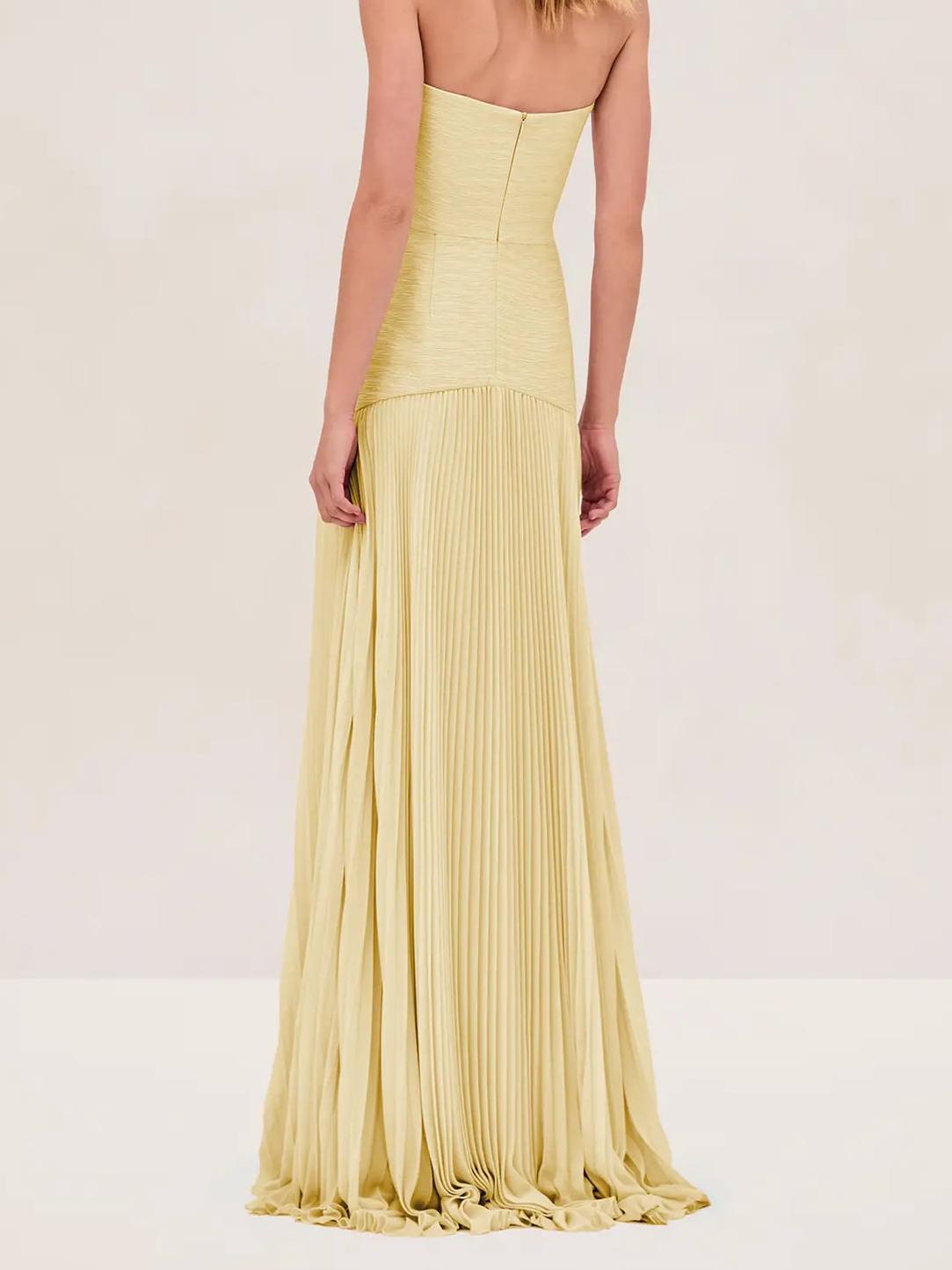 Red Off The Shoulder Flowy Evening Dress