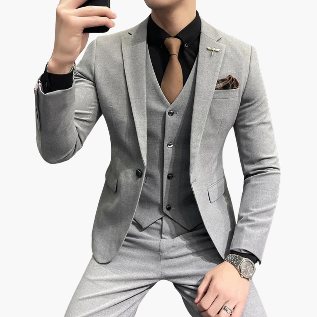Classic 3 Piece Slim Fit Men's Suit
