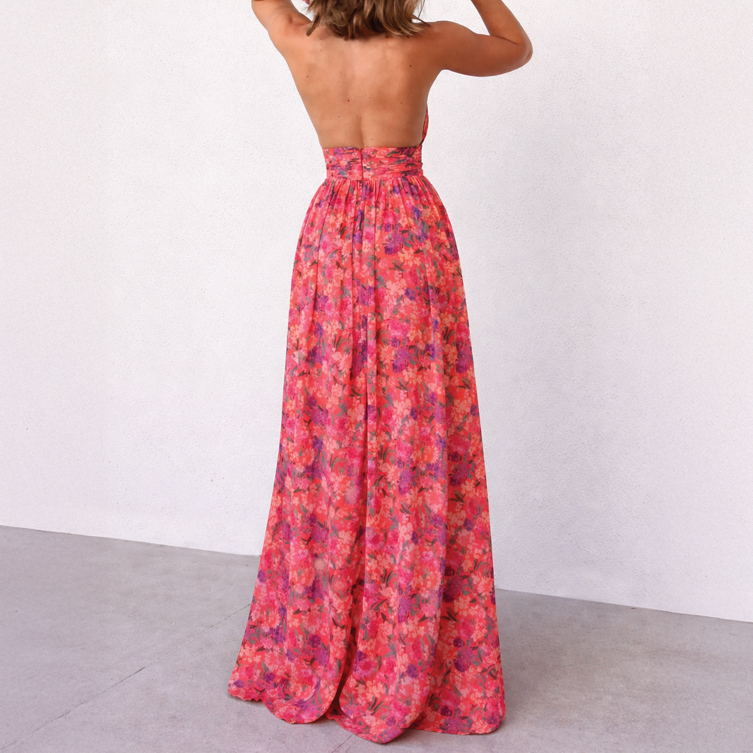 Chic Strapless Summer Maxi Dress