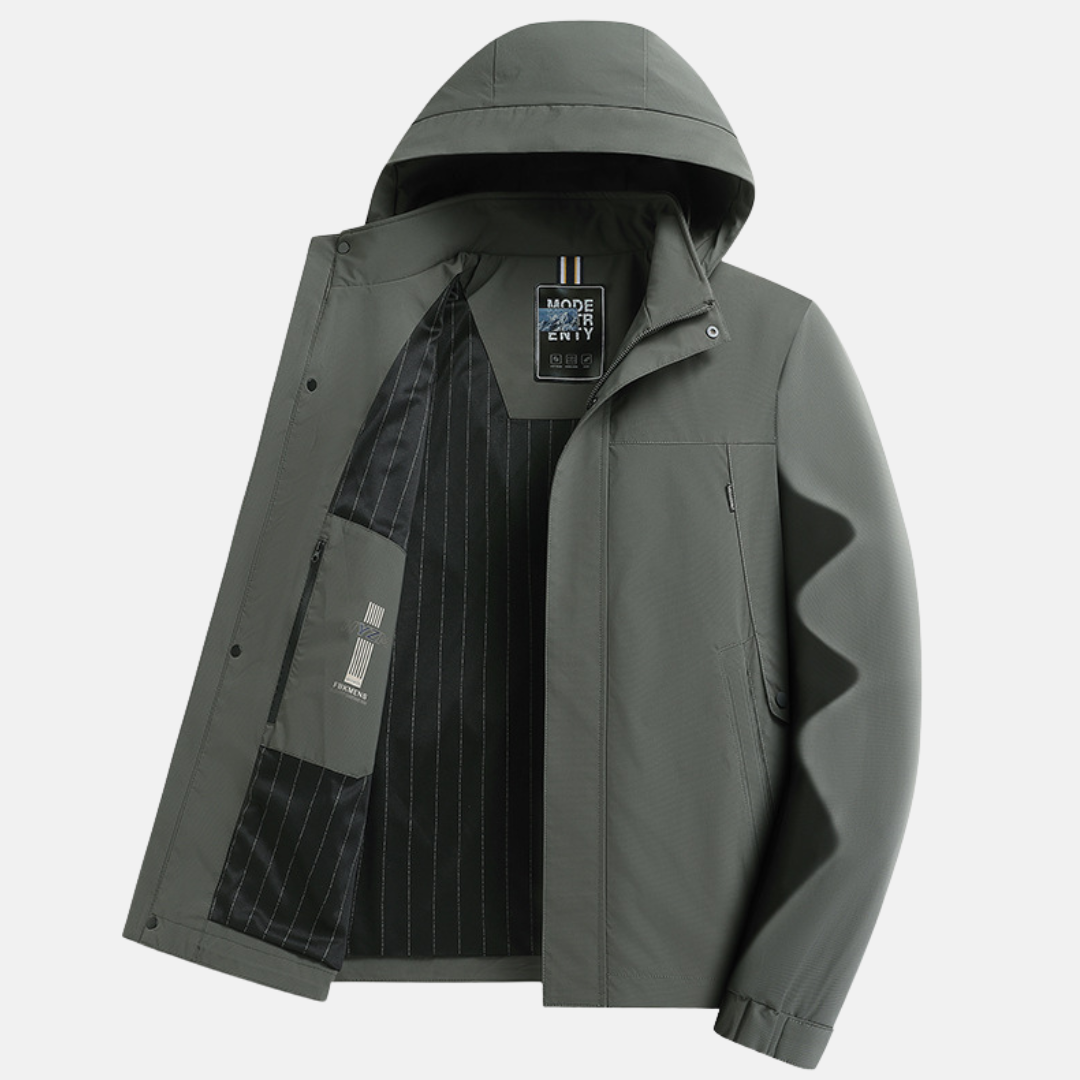 Casual Fit Hoodie Jacket with Pocket