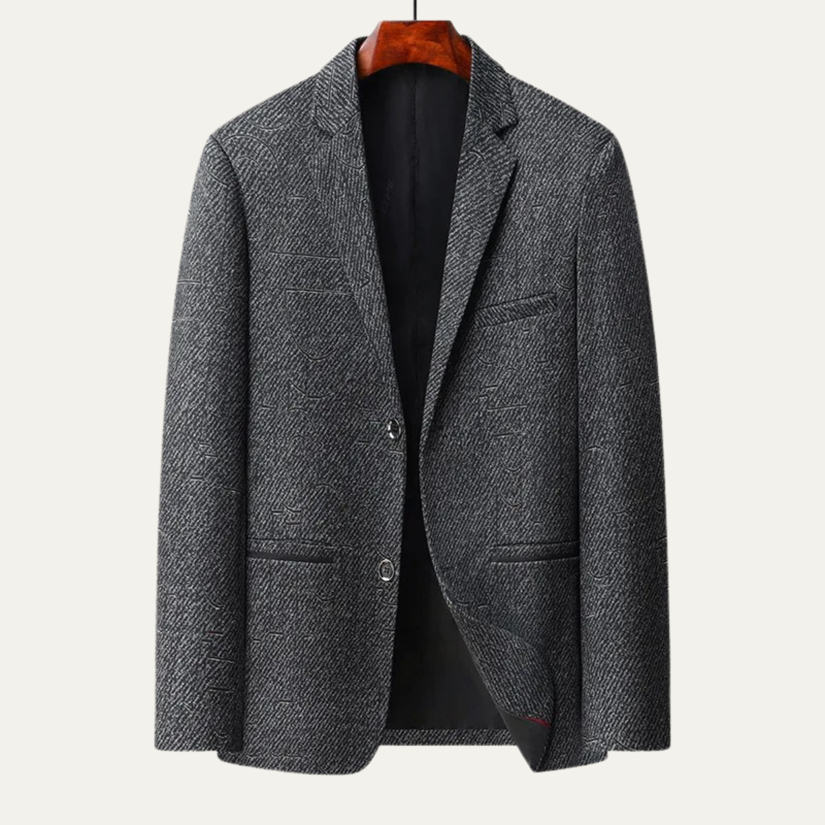 Stylish Men's Herringbone Fit Blazer Jacket