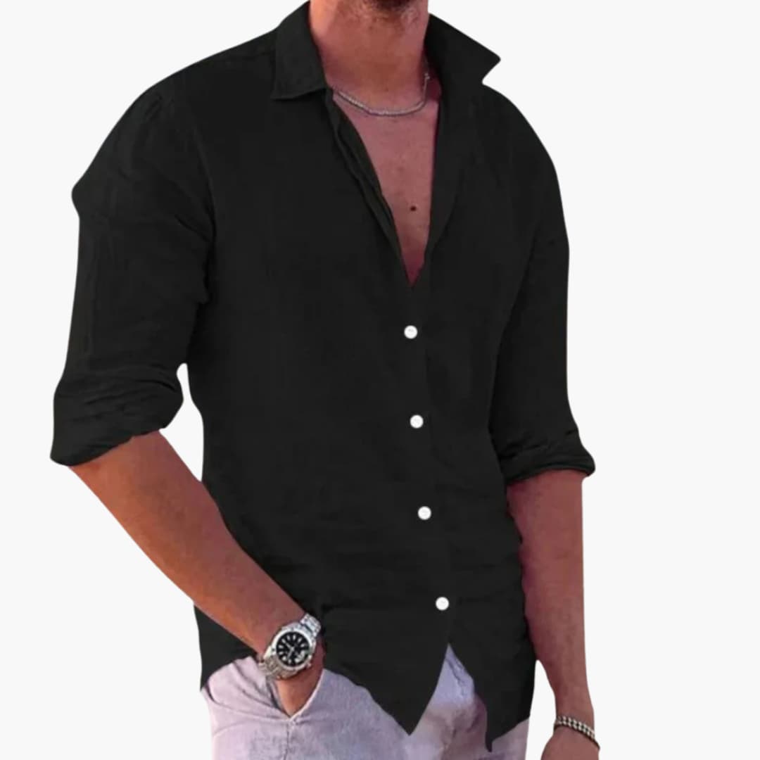 Comfortable Men's Summer Shirt - Cool Breathable Design