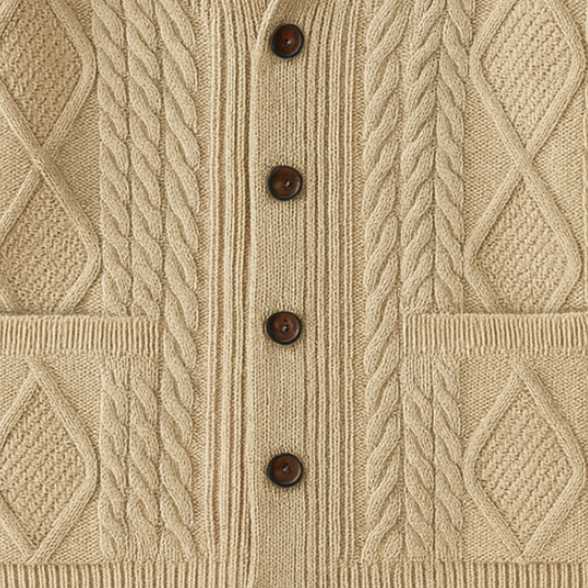 Stylish Men's Cardigan Sweater