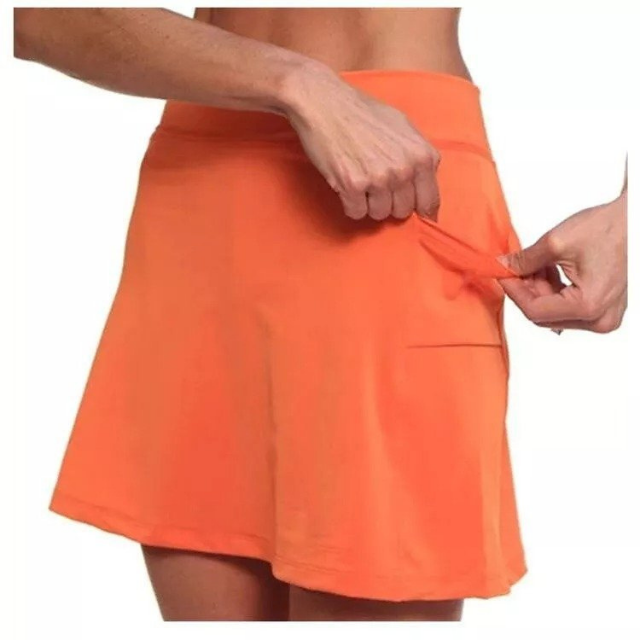 Women's Active Skort - Flexible Waist - Moisture Wicking