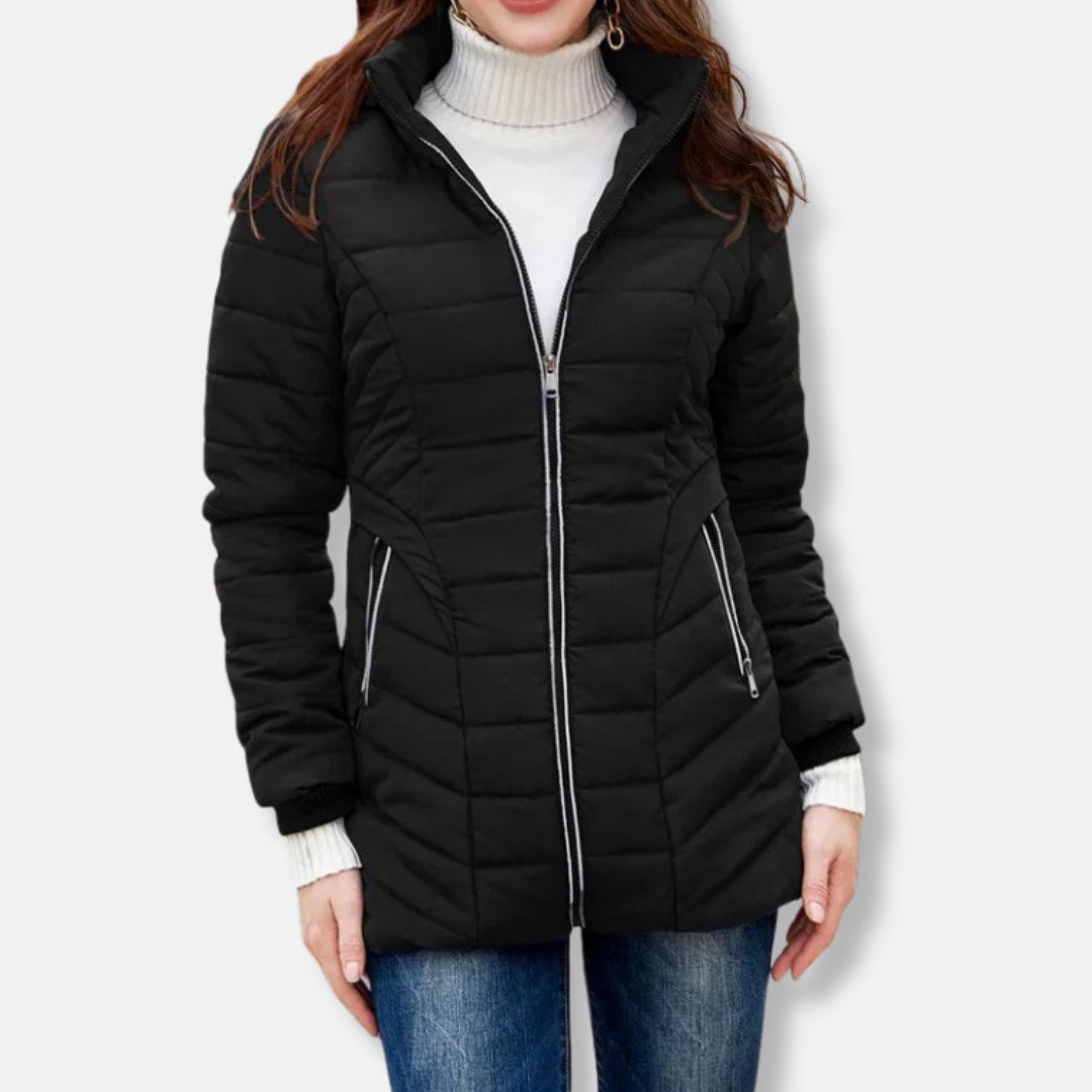 Slim Fit Hooded Puffer Jacket