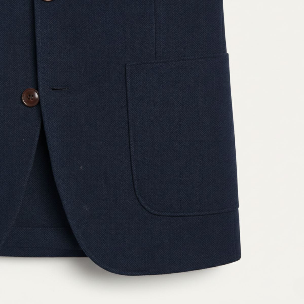 Classic Men's Tweed Business Blazer Jacket