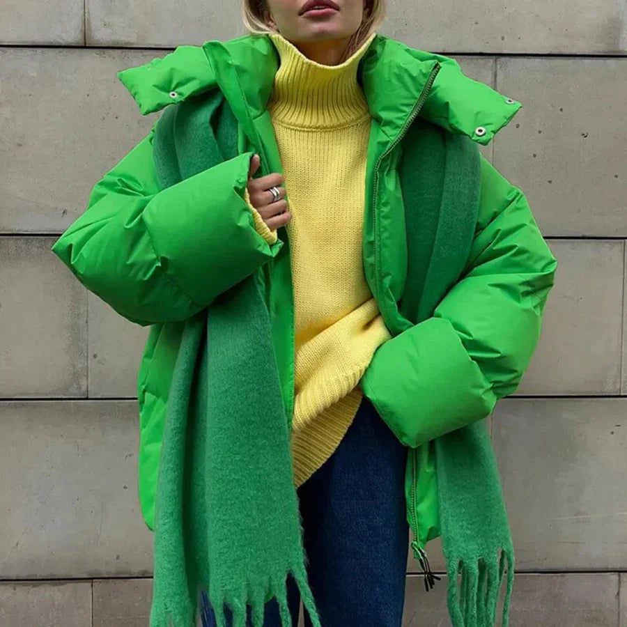 Warm Women's Padded Parka Jacket