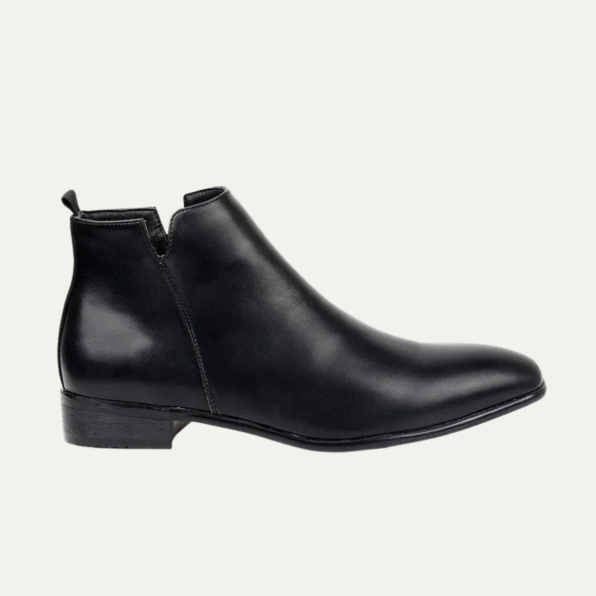 Classic Men's Leather Ankle Dress Boots