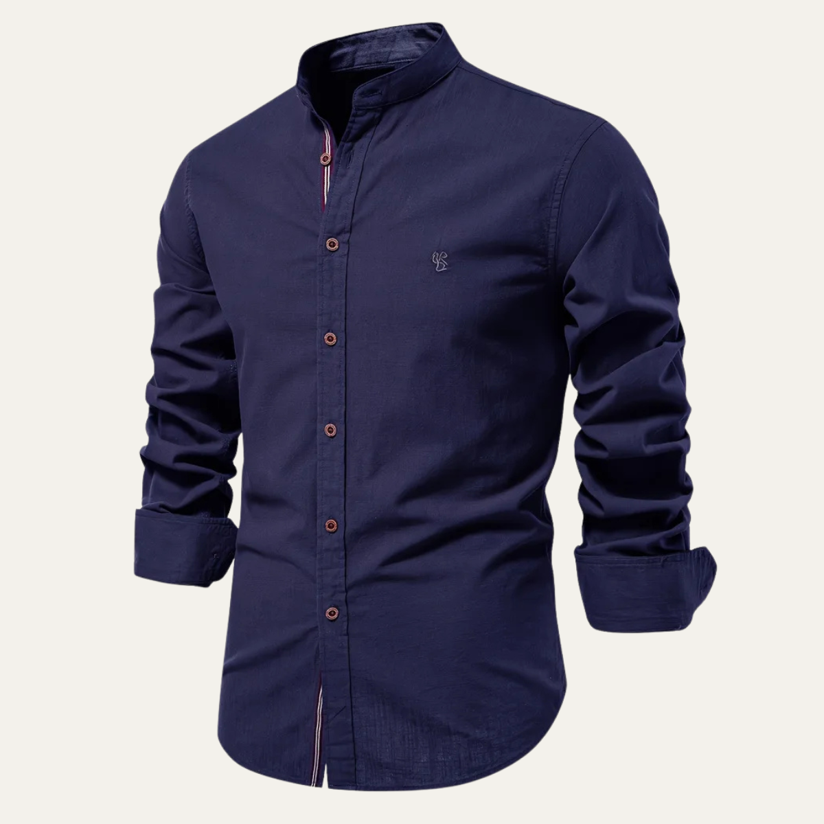 Relaxed Fit Men's Cotton Dress Shirt