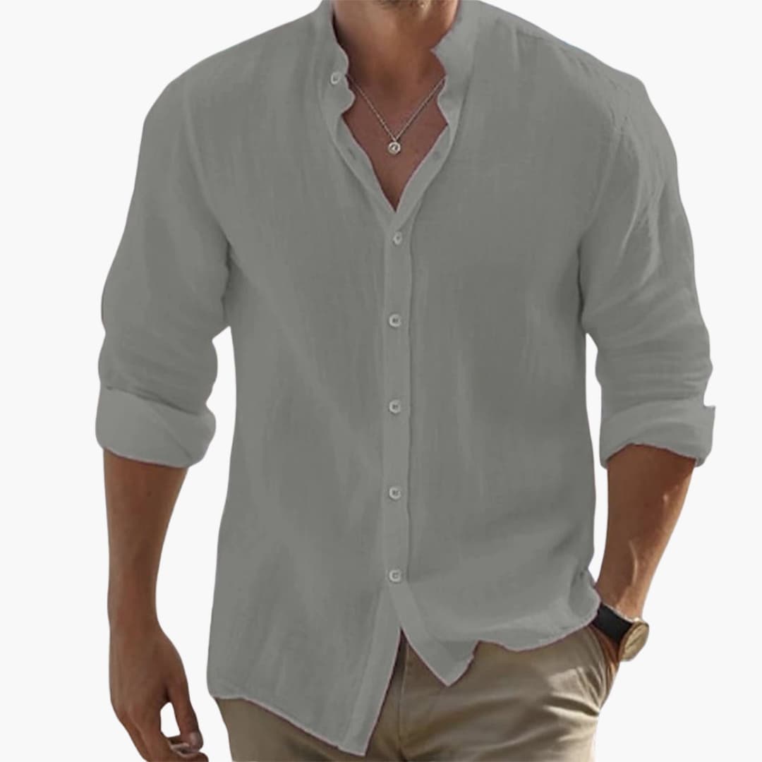 Men's Lightweight Relaxed Fit Long Sleeve Shirt