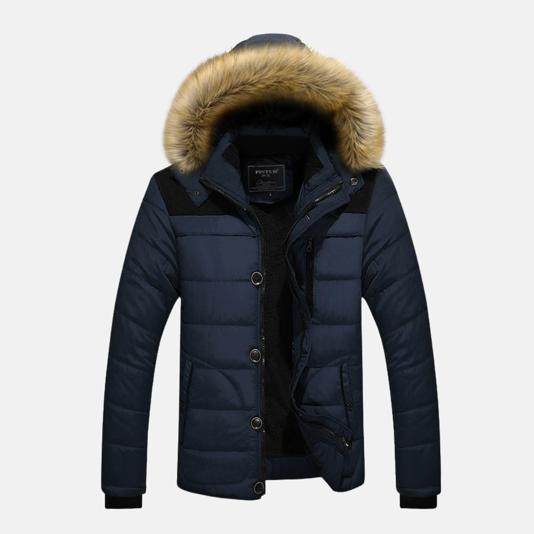 Warm Men's Slim Fit Puffer Coat