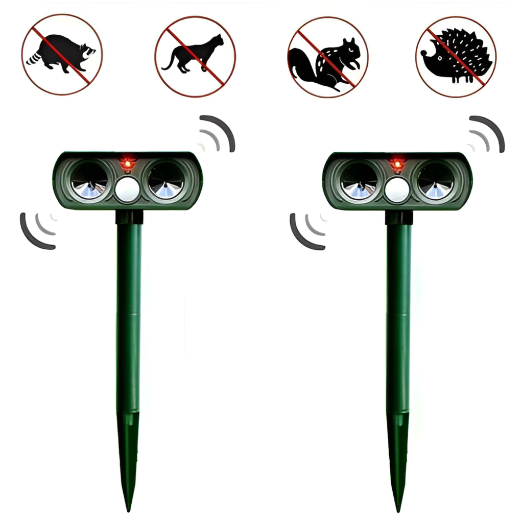 Outdoor Motion Sensor Animal Repellent Device