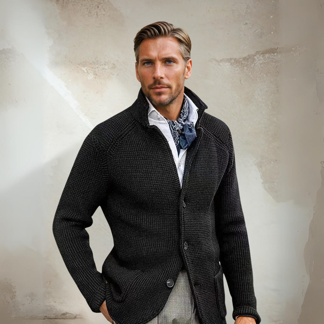 Classic Men's Cardigan Sweater