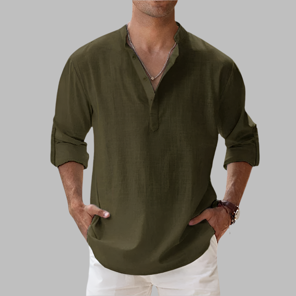 Casual Breathable Linen Casual Shirt
