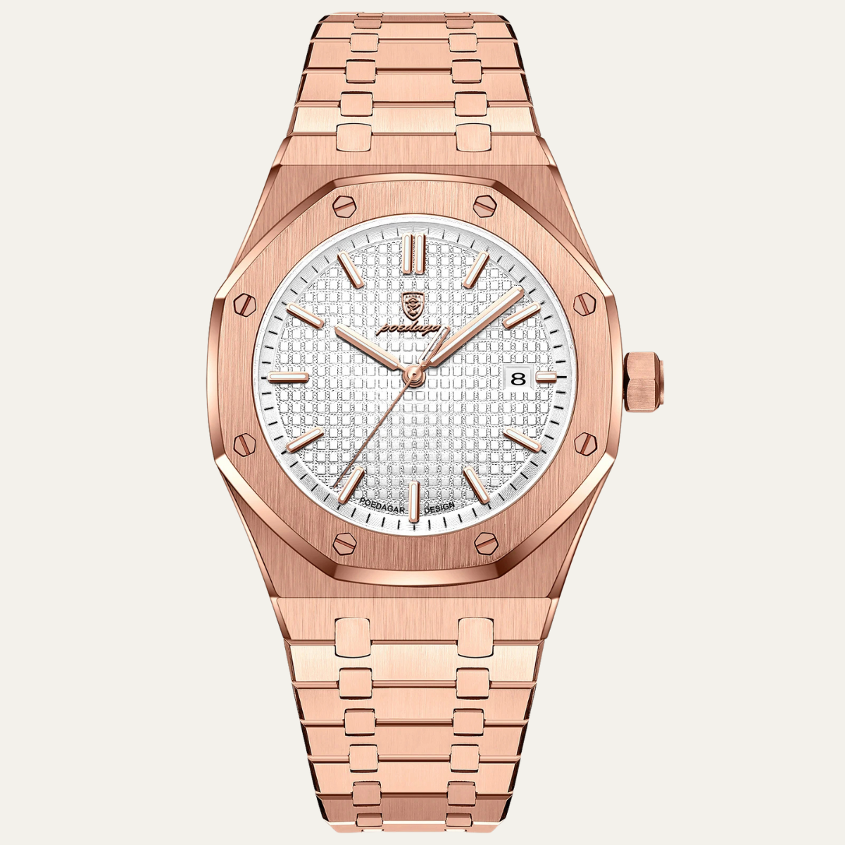 Premium Men's Stainless Steel Waterproof Watch