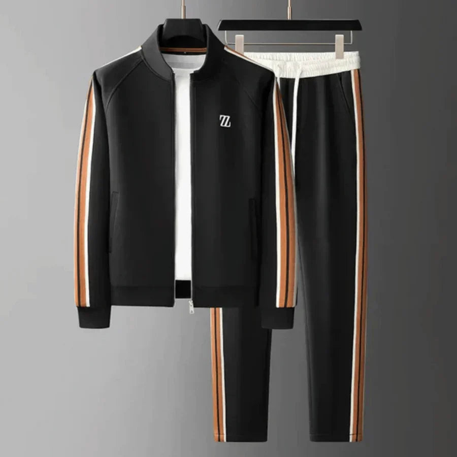Relaxed Fit Men's Athletic Tracksuit Set
